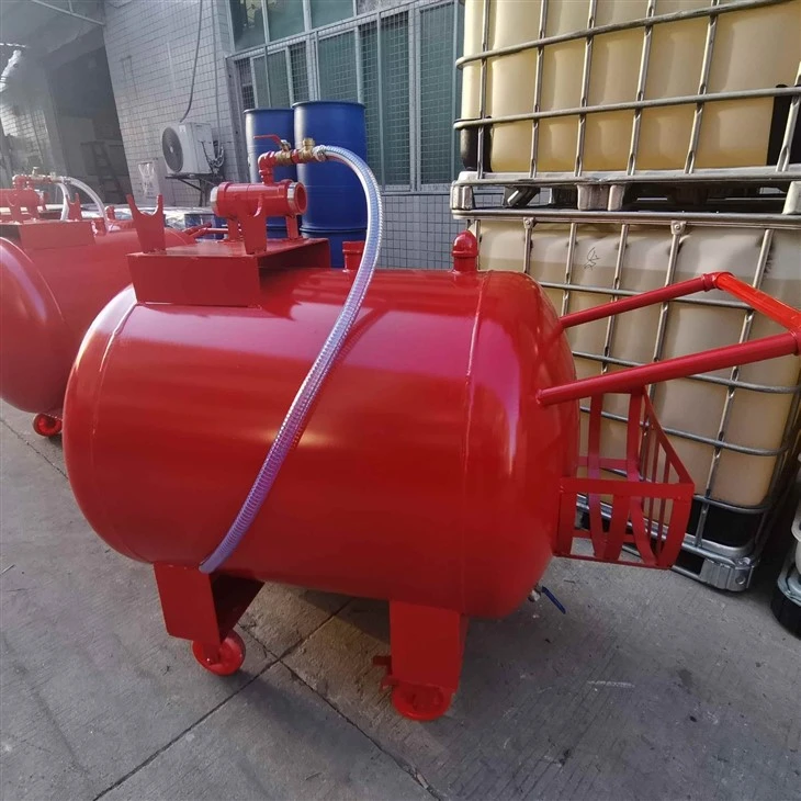 Horizontal Or Vertical Fire Foam Bladder Tank