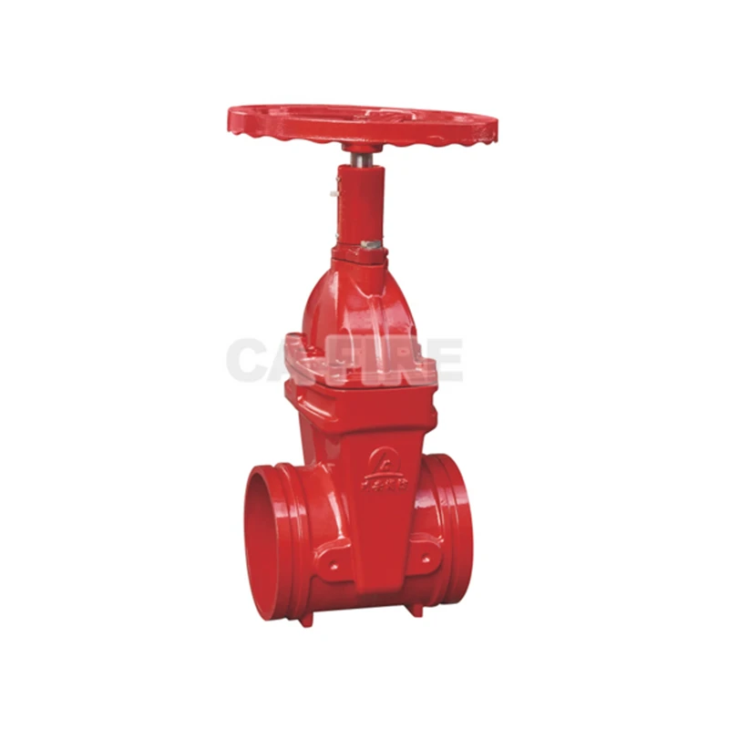 Grooved concealed stem fire gate valve Grooved concealed stem fire gate valve