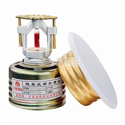 Dažāda veida slēptu sprinklers stikla spuldzes sprinklers