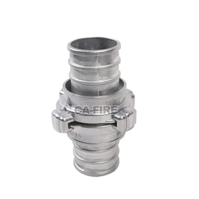 Ugunsdzēsības šļūtenes savienotāja šļūtenes savienojums